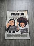 Boondocks Wanted Poster Rug