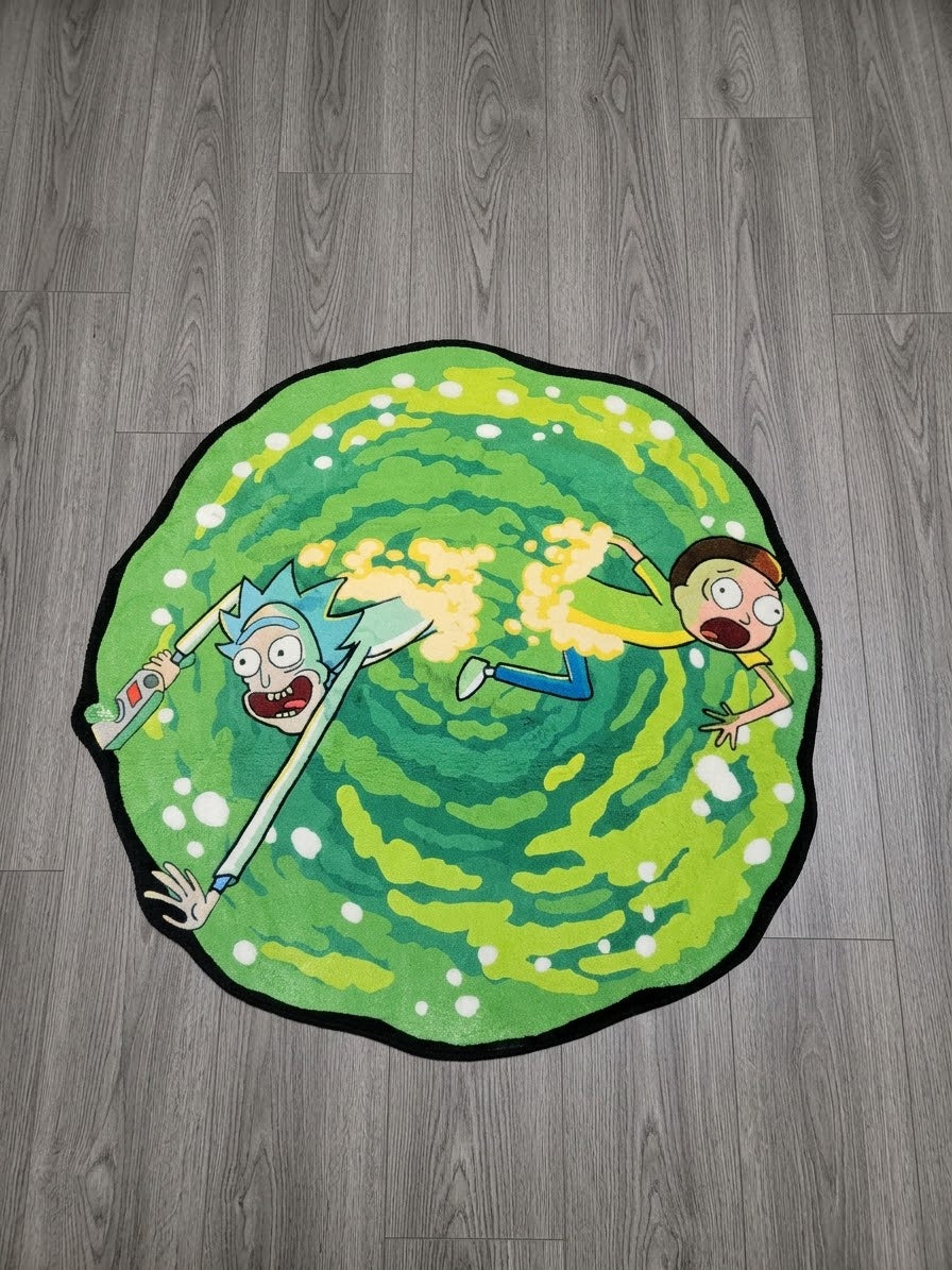 Rick and Morty Portal Rug