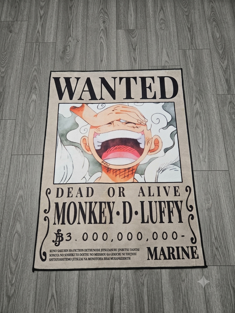 5th Gear Luffy Wanted Poster