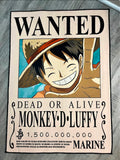 Luffy Wanted Poster Rug