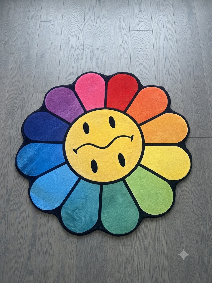 2 face Murakami Rug