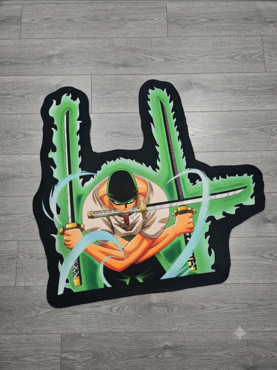 Zoro 3 Sword Rug