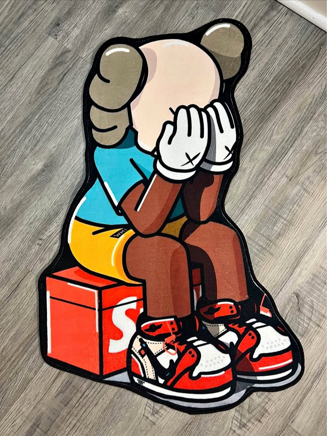 Kaws Shoe box Rug