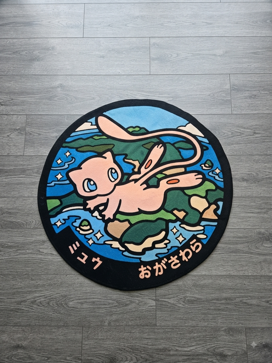 Mew Pokelid Rug