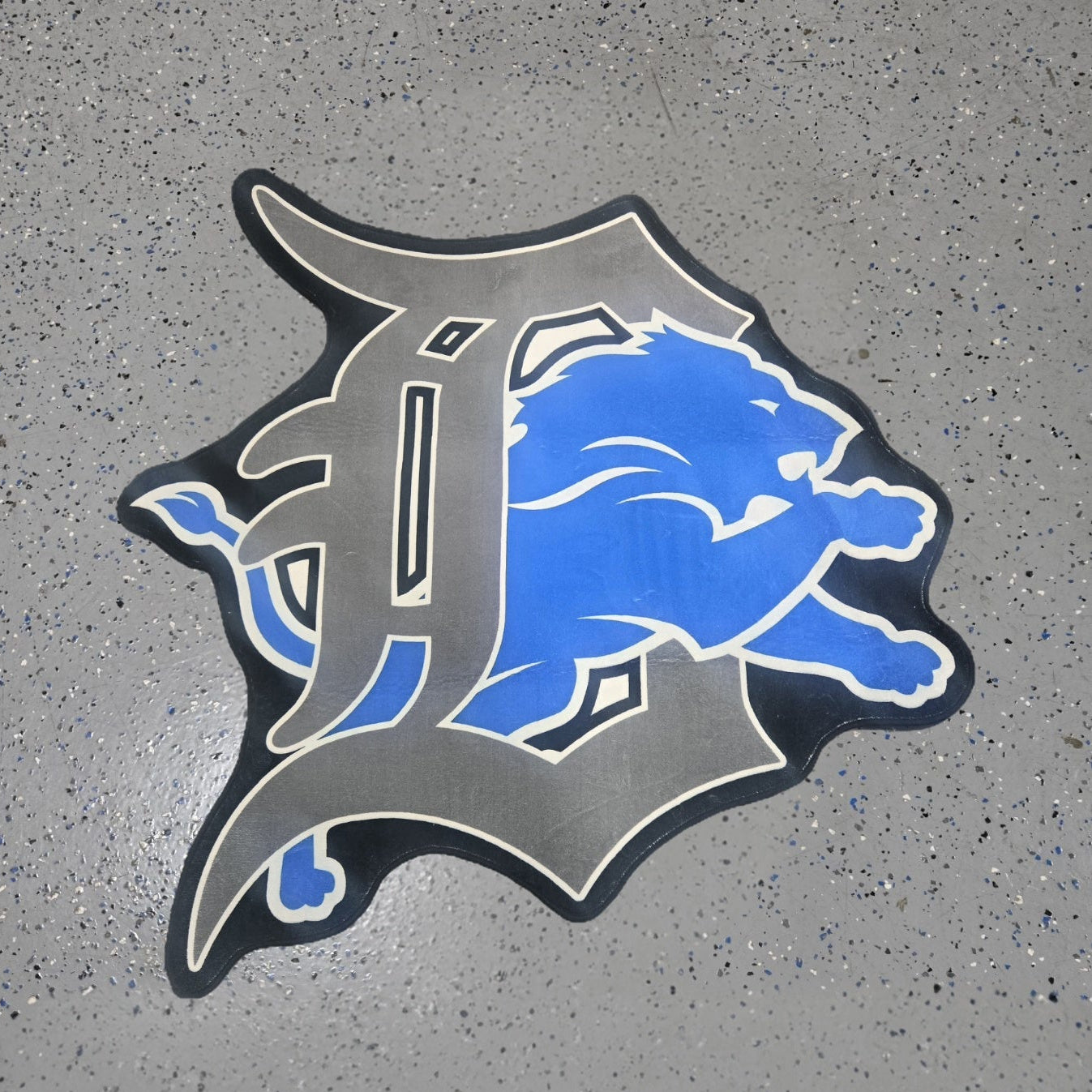Lions Detroit Rug