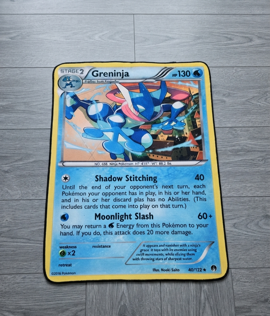 Greninja Pokemon Rug