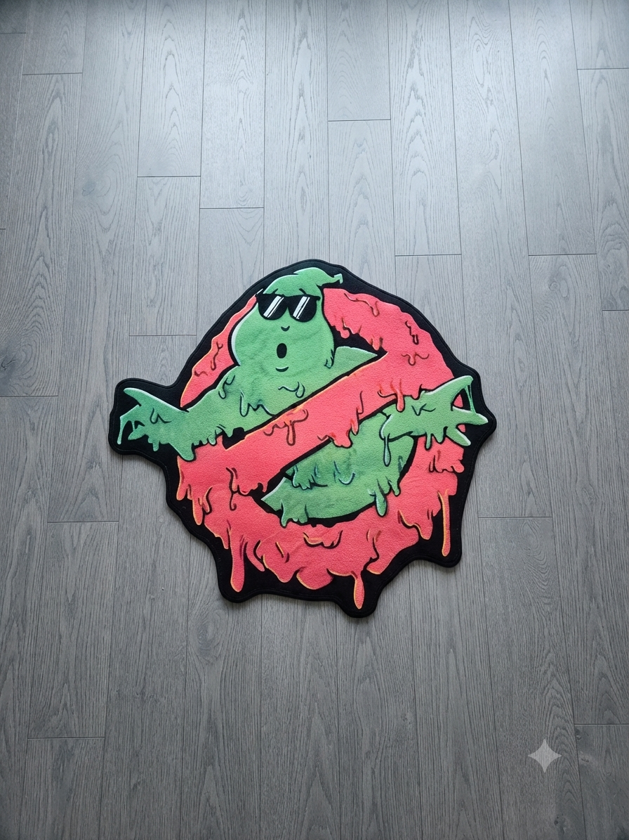 Ghost Buster Slime Out Rug