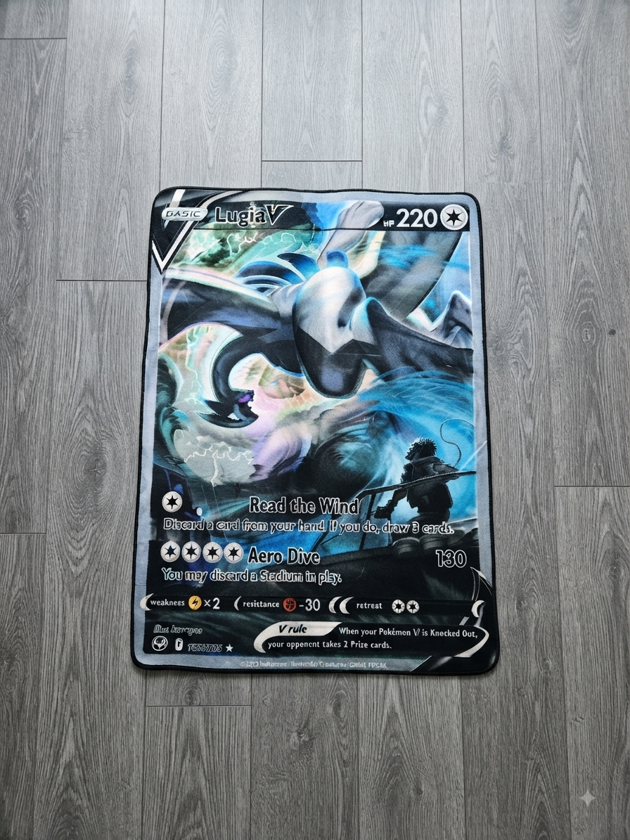 Lugia V Card Rug