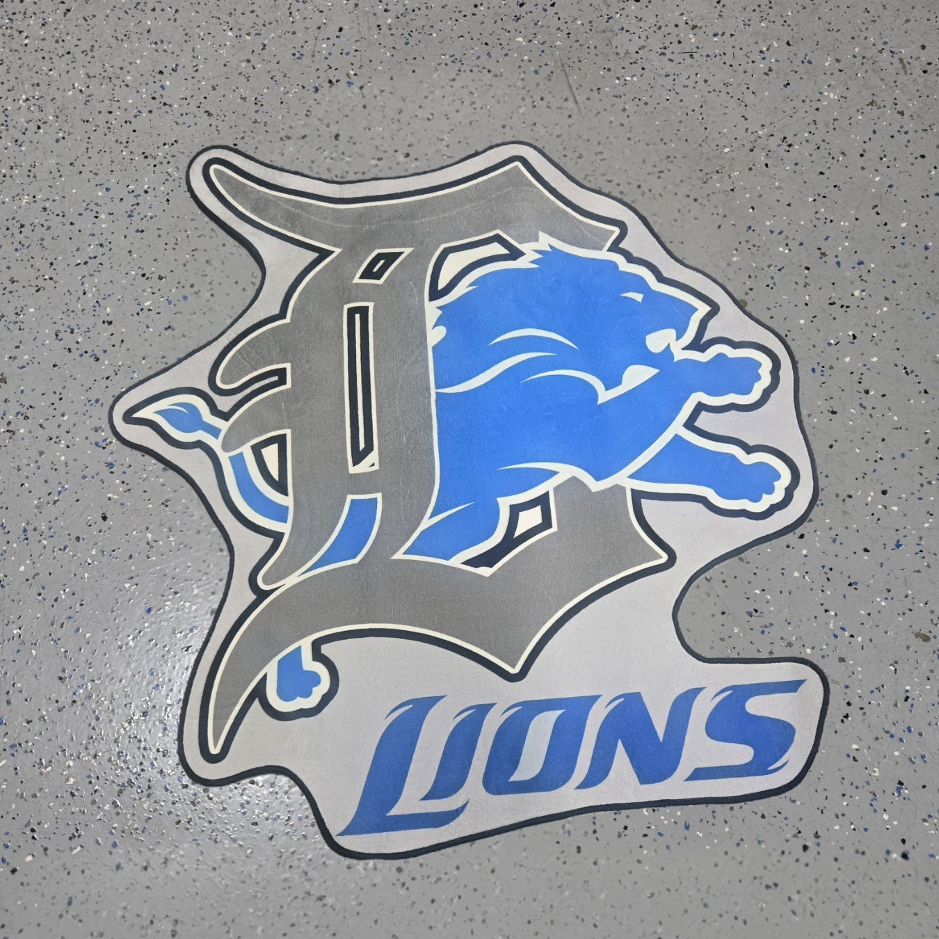 Lions Detroit Rug