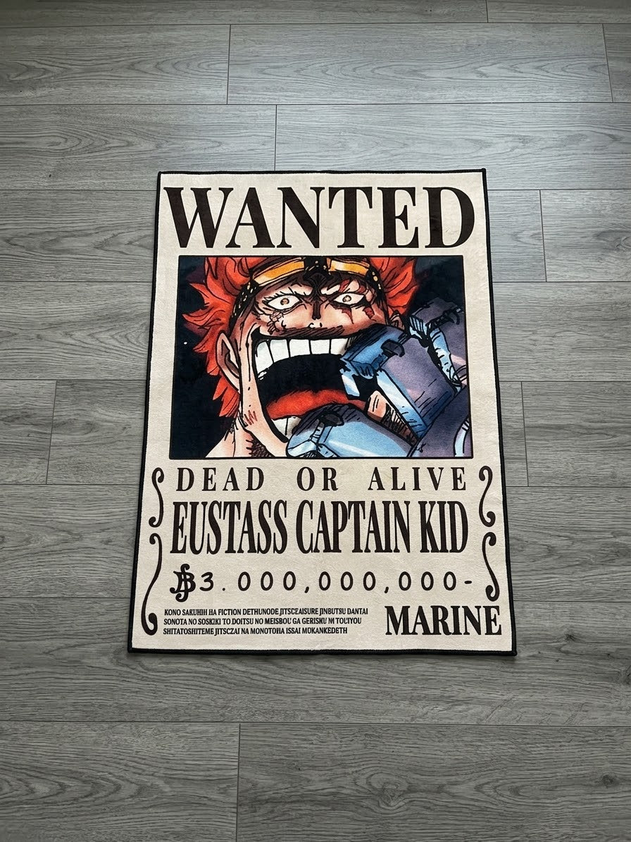 Kid Wanted Poster Rug