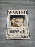 Zoro Wanted Poster