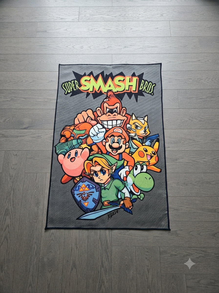 Super Smash Bros Rug