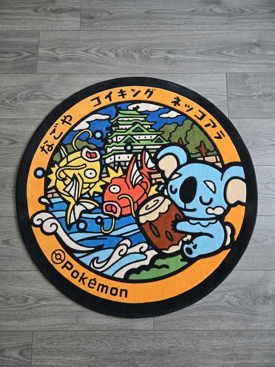 Magikarp Komala Pokelid Rug