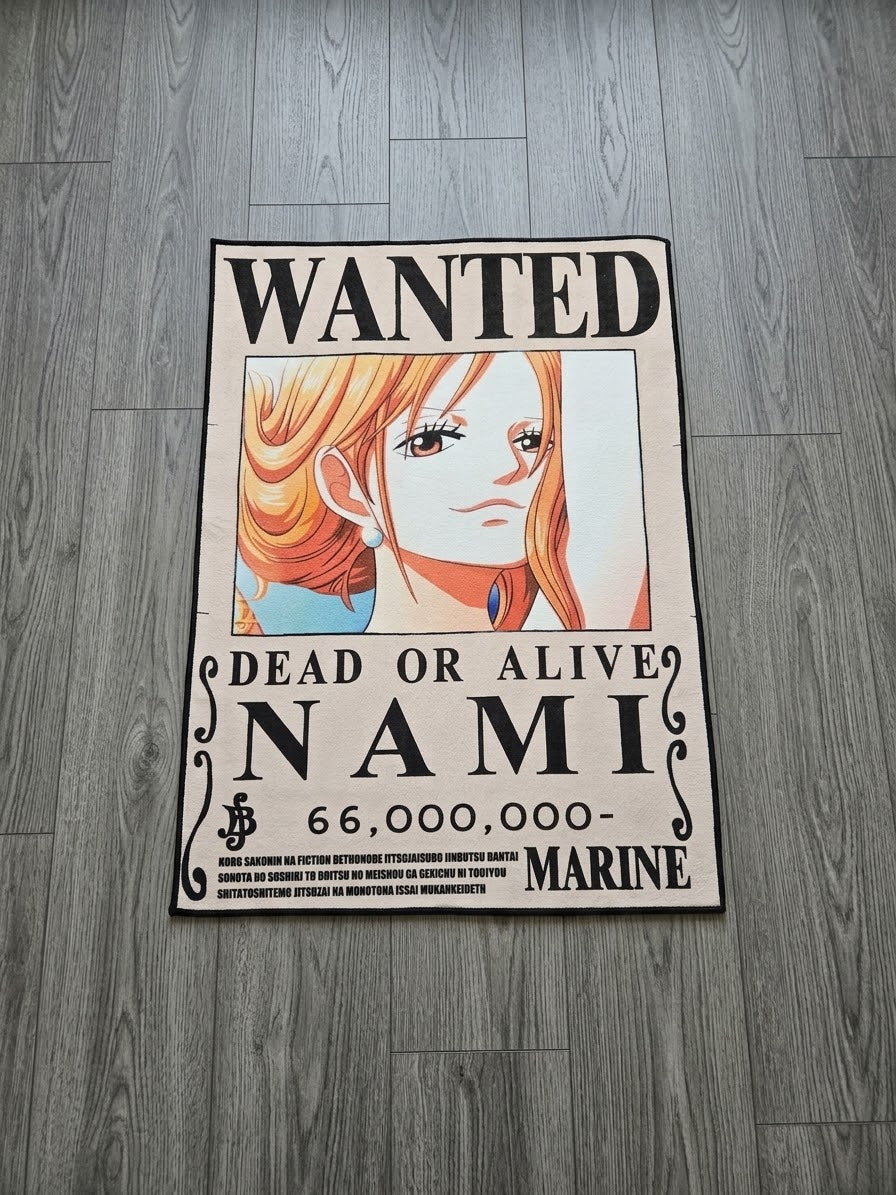 Nami Wanted Poster Rug