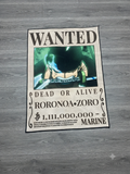 Zoro Wanted Poster 2