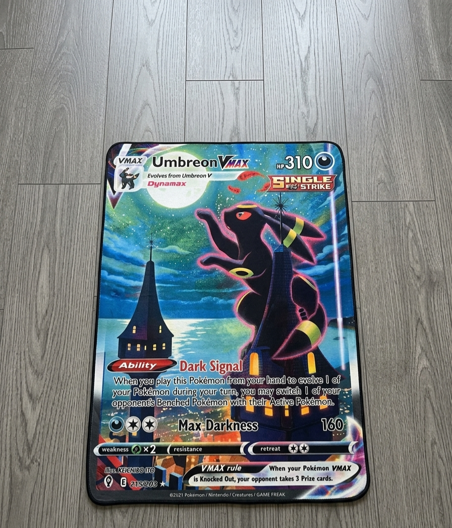 Moon Umbreon Vmax Card Rug