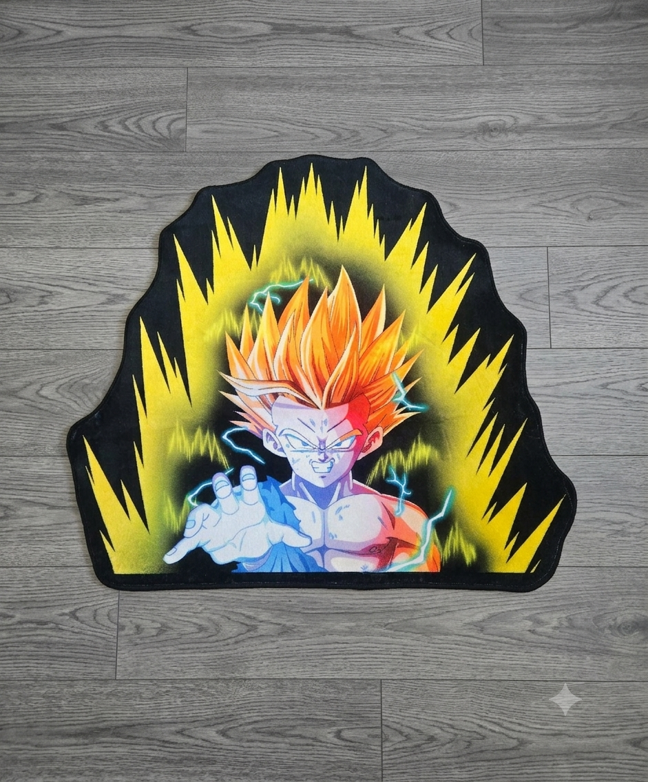Teen Gohan Super Sayian Rug