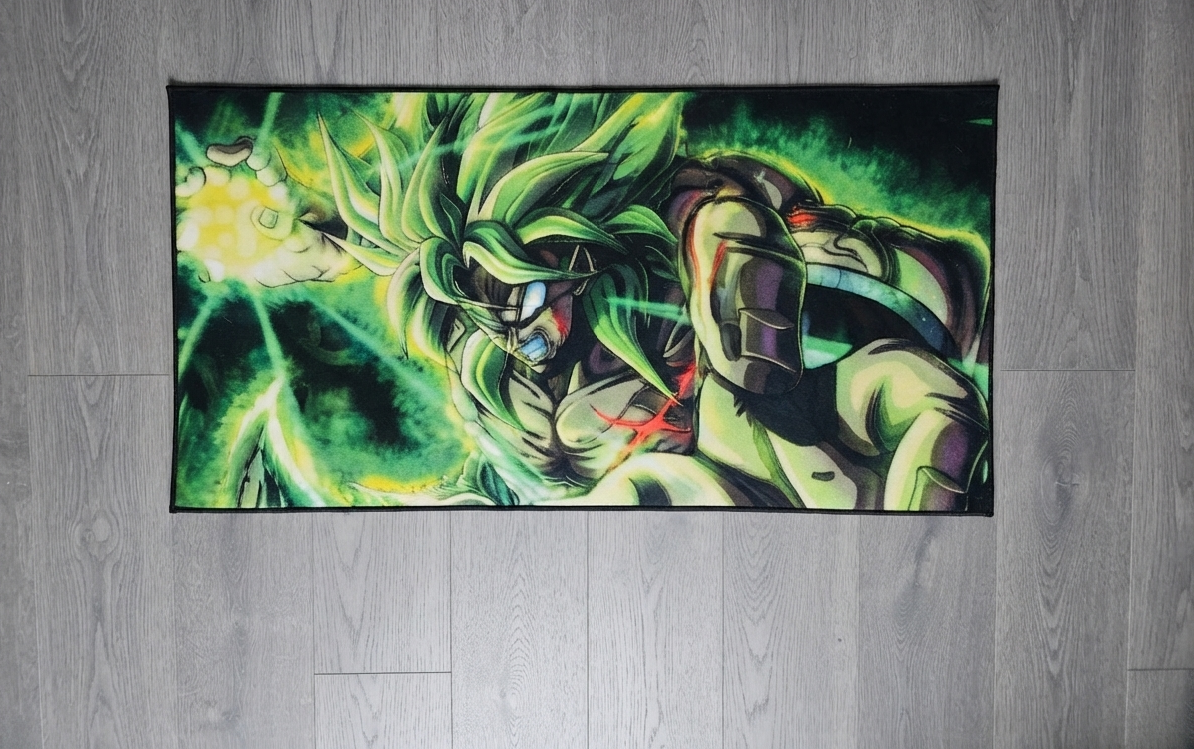 Broly rage Rug
