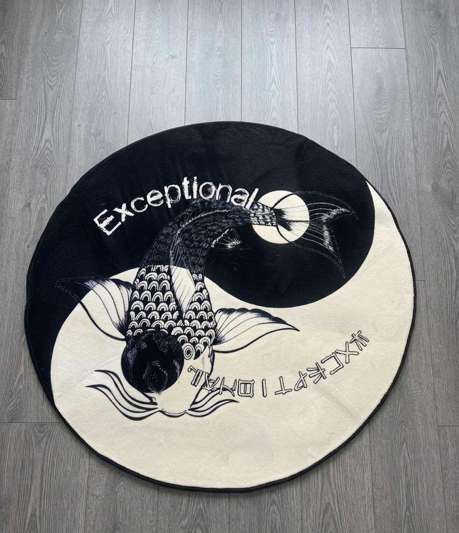 Exceptional Koi Fish Rug