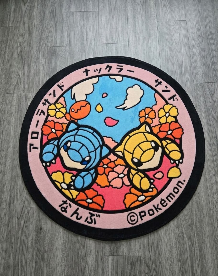 Sandshrew PokeLid Rug