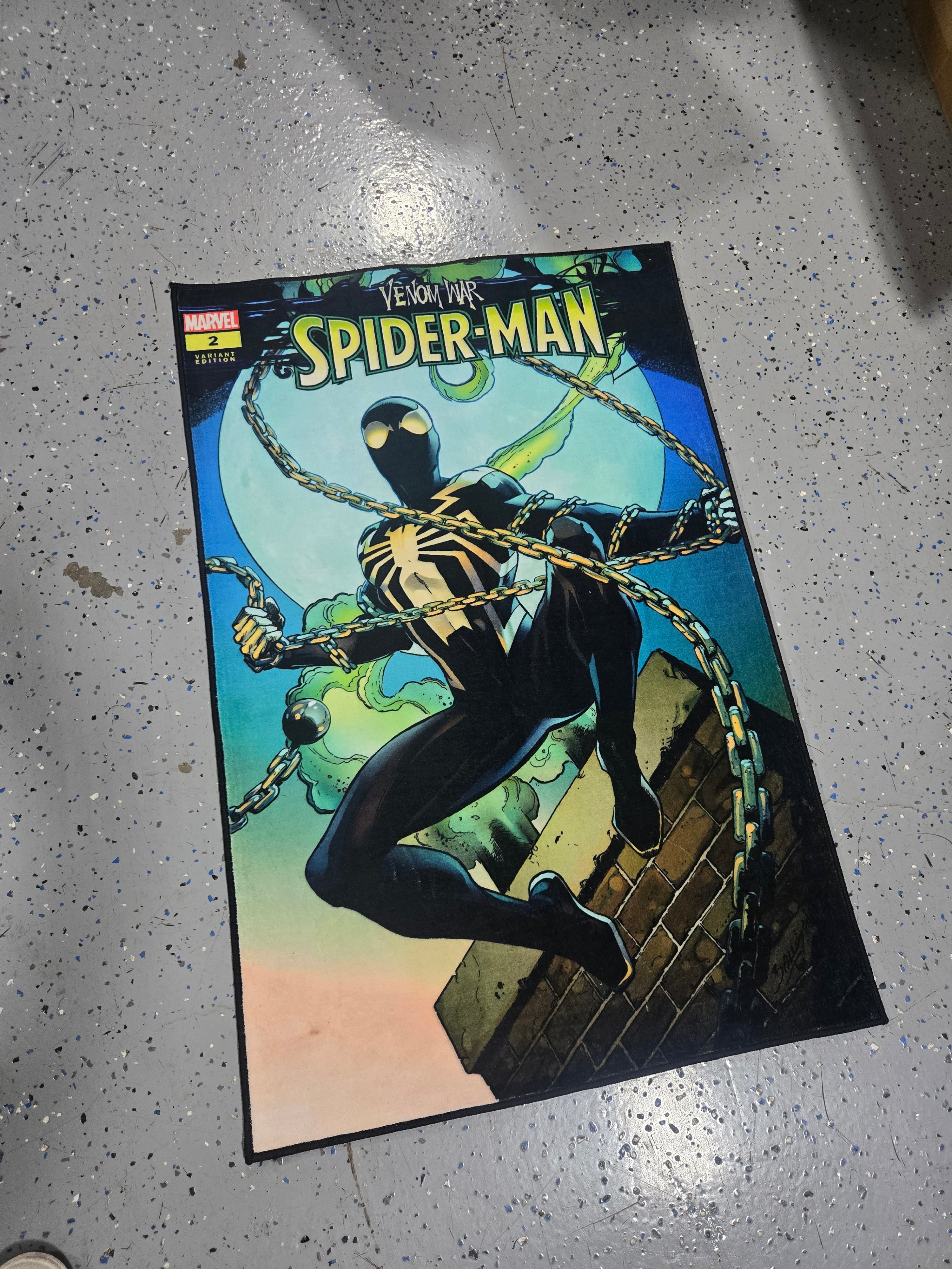 Vemon war Spider-Man Rug