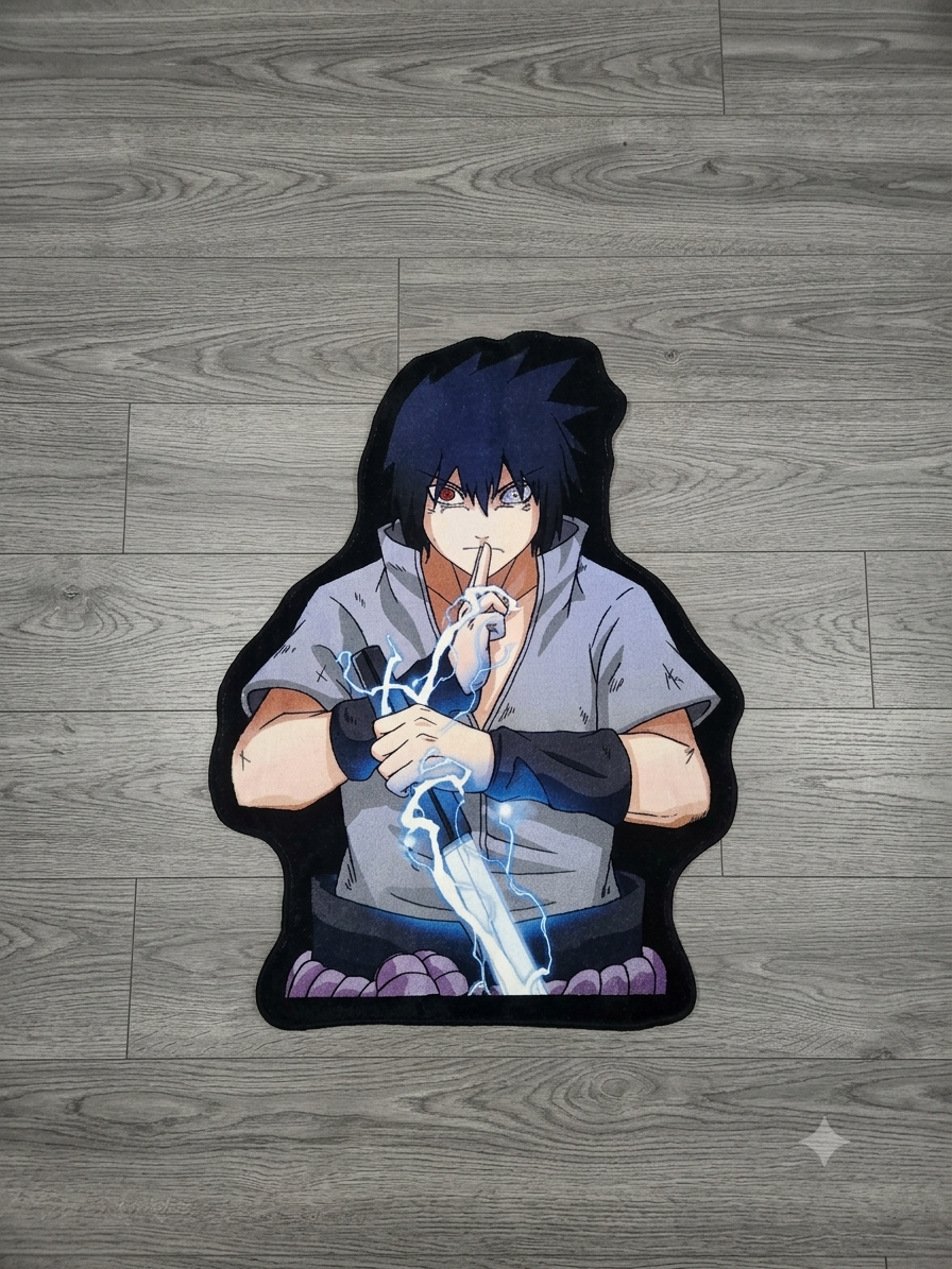 Sasuke lightning Rug