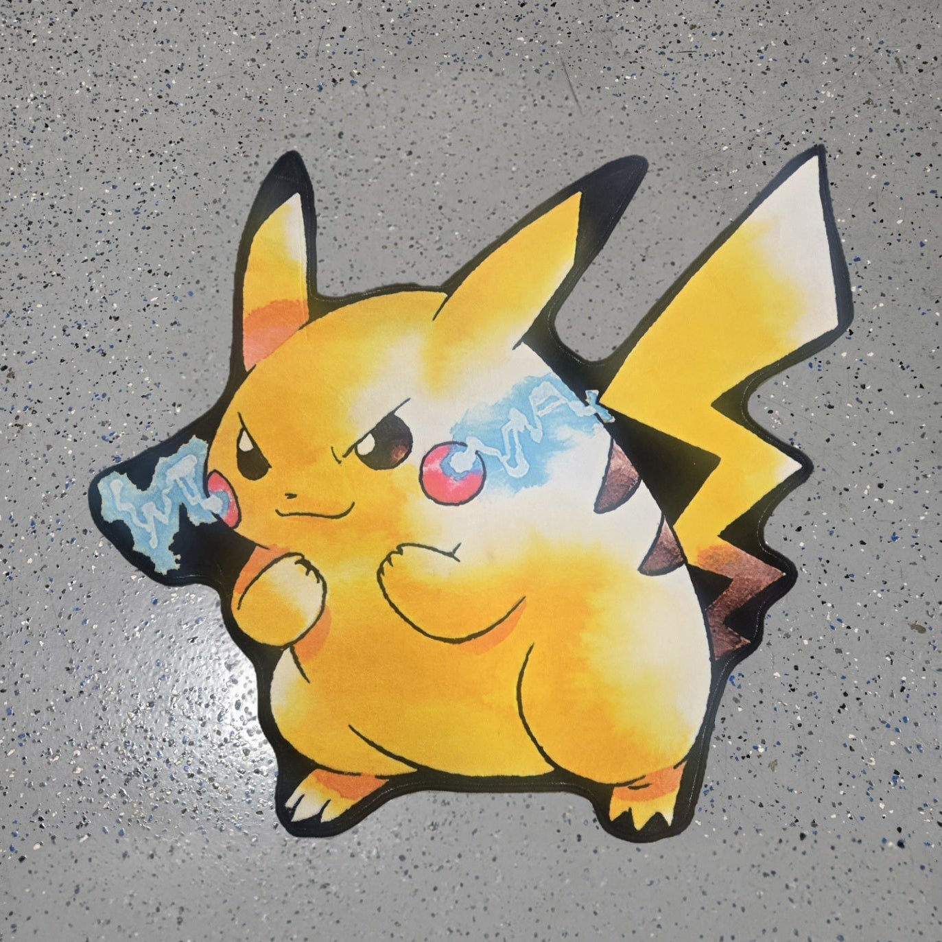 Chunky Pikachu Rug