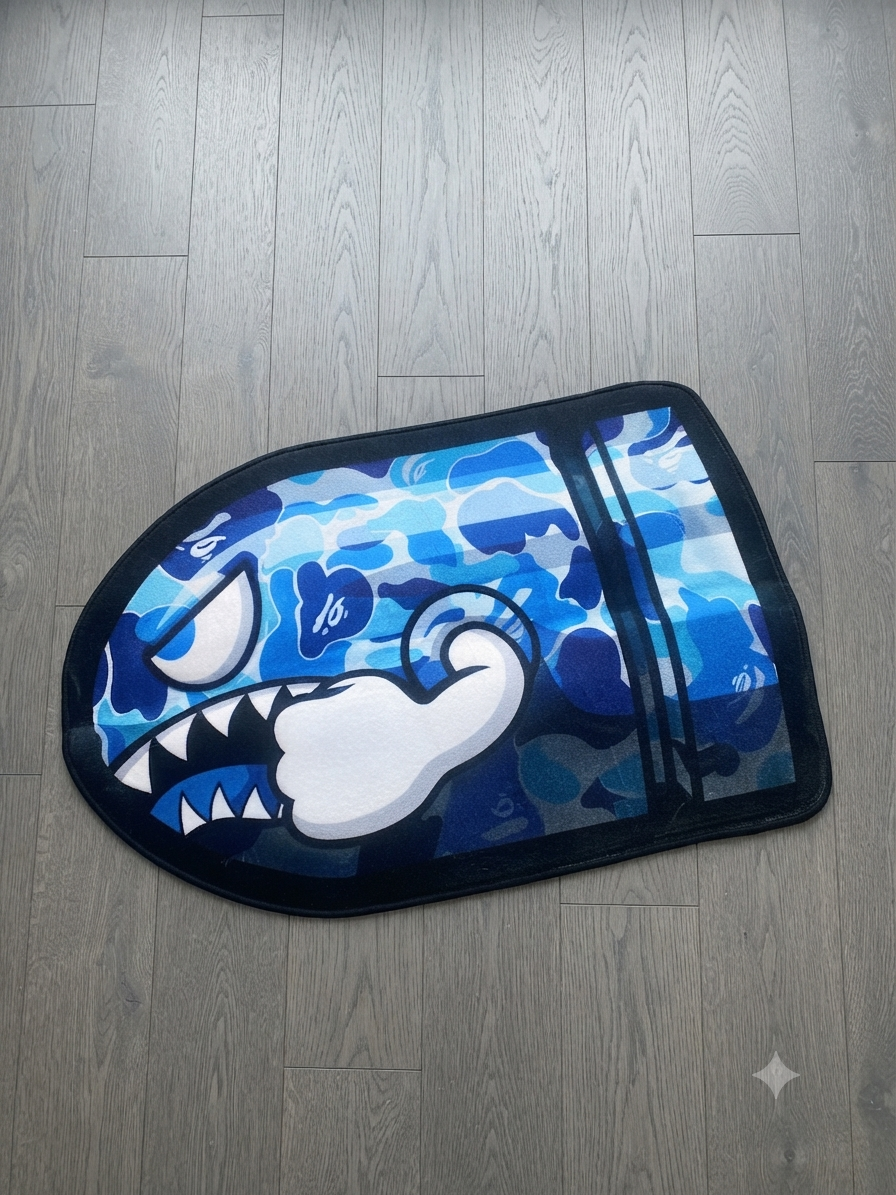 Blue Bullet Bill Rug